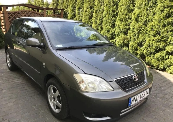 Toyota Corolla cena 13900 przebieg: 120700, rok produkcji 2002 z Brzostek małe 46